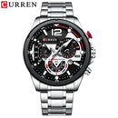 Brand CURREN- Men's Luxury Quartz Watch - High Quality