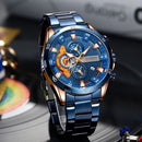 Brand CURREN- Men's Luxury Quartz Watch - High Quality