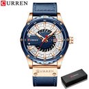 Brand CURREN- Men's Luxury Quartz Watch - High Quality
