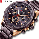 Brand CURREN- Men's Luxury Quartz Watch - High Quality