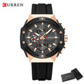 Brand CURREN- Men's Luxury Quartz Watch - High Quality