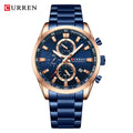 Brand CURREN- Men's Luxury Quartz Watch - High Quality