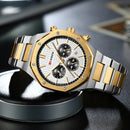 Brand CURREN- Men's Luxury Quartz Watch - High Quality