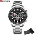 Brand CURREN- Men's Luxury Quartz Watch - High Quality