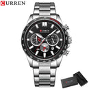 Brand CURREN- Men's Luxury Quartz Watch - High Quality