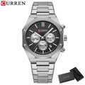 Brand CURREN- Men's Luxury Quartz Watch - High Quality