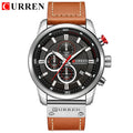 Brand CURREN- Men's Luxury Quartz Watch - High Quality