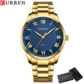 Brand CURREN- Men's Luxury Quartz Watch - High Quality