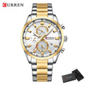 Brand CURREN- Men's Luxury Quartz Watch - High Quality