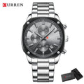 Brand CURREN- Men's Luxury Quartz Watch - High Quality