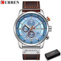 Brand CURREN- Men's Luxury Quartz Watch - High Quality