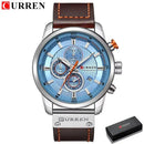 Brand CURREN- Men's Luxury Quartz Watch - High Quality