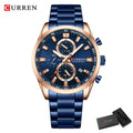 Brand CURREN- Men's Luxury Quartz Watch - High Quality