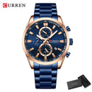 Brand CURREN- Men's Luxury Quartz Watch - High Quality