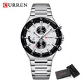 Brand CURREN- Men's Luxury Quartz Watch - High Quality