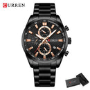 Brand CURREN- Men's Luxury Quartz Watch - High Quality