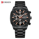 Brand CURREN- Men's Luxury Quartz Watch - High Quality