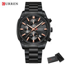 Brand CURREN- Men's Luxury Quartz Watch - High Quality