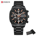 Brand CURREN- Men's Luxury Quartz Watch - High Quality