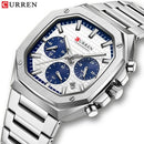 Brand CURREN- Men's Luxury Quartz Watch - High Quality