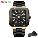 Brand CURREN- Men's Luxury Quartz Watch - High Quality