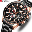 Brand CURREN- Men's Luxury Quartz Watch - High Quality