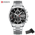 Brand CURREN- Men's Luxury Quartz Watch - High Quality