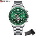 Brand CURREN- Men's Luxury Quartz Watch - High Quality