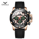 Brand Onola - Men's Luxury Quartz Watch - High Quality