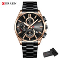 Brand CURREN- Men's Luxury Quartz Watch - High Quality