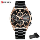 Brand CURREN- Men's Luxury Quartz Watch - High Quality