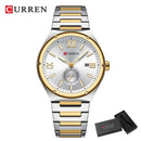 Brand CURREN- Men's Luxury Quartz Watch - High Quality
