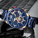 Brand CURREN- Men's Luxury Quartz Watch - High Quality