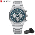 Brand CURREN- Men's Luxury Quartz Watch - High Quality
