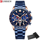 Brand CURREN- Men's Luxury Quartz Watch - High Quality