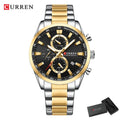 Brand CURREN- Men's Luxury Quartz Watch - High Quality