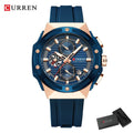 Brand CURREN- Men's Luxury Quartz Watch - High Quality