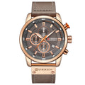 Brand CURREN- Men's Luxury Quartz Watch - High Quality