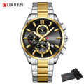 Brand CURREN- Men's Luxury Quartz Watch - High Quality