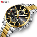 Brand CURREN- Men's Luxury Quartz Watch - High Quality