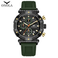 Brand Onola - Men's Luxury Quartz Watch - High Quality