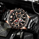 Brand CURREN- Men's Luxury Quartz Watch - High Quality