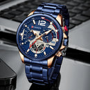 Brand CURREN- Men's Luxury Quartz Watch - High Quality