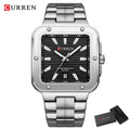 Brand CURREN- Men's Luxury Quartz Watch - High Quality