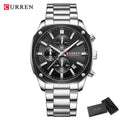Brand CURREN- Men's Luxury Quartz Watch - High Quality